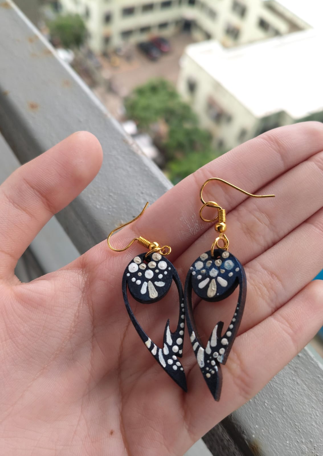 Hand-painted jewellery piece 2